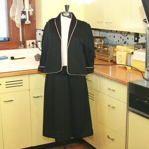 Vintage Aygee Dress Set Formal Office Party Women's Outfit